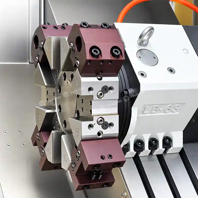 8 station servo hydraulic tool turret slant bed cnc lathe