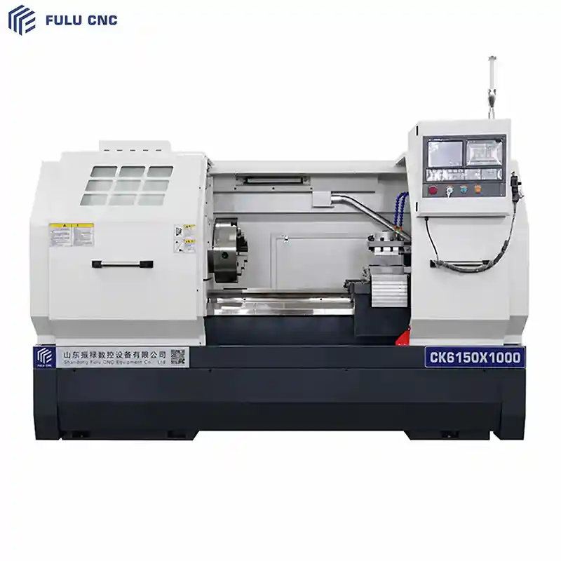 automatic flat bed metal cnc lathe ck6150x1000