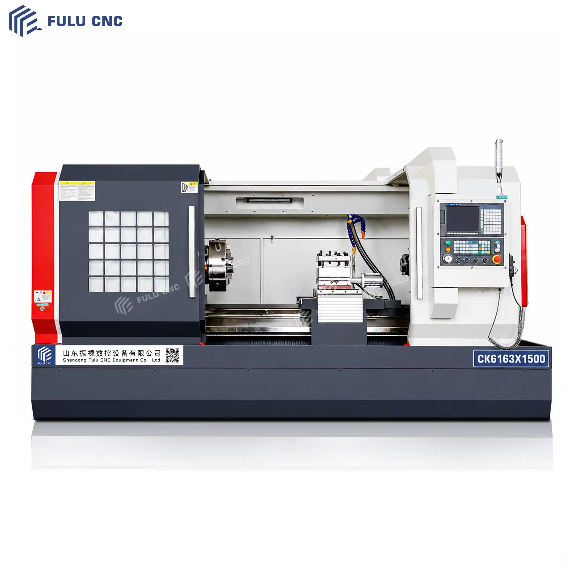 ck6163x1500 flat bed cnc lathe