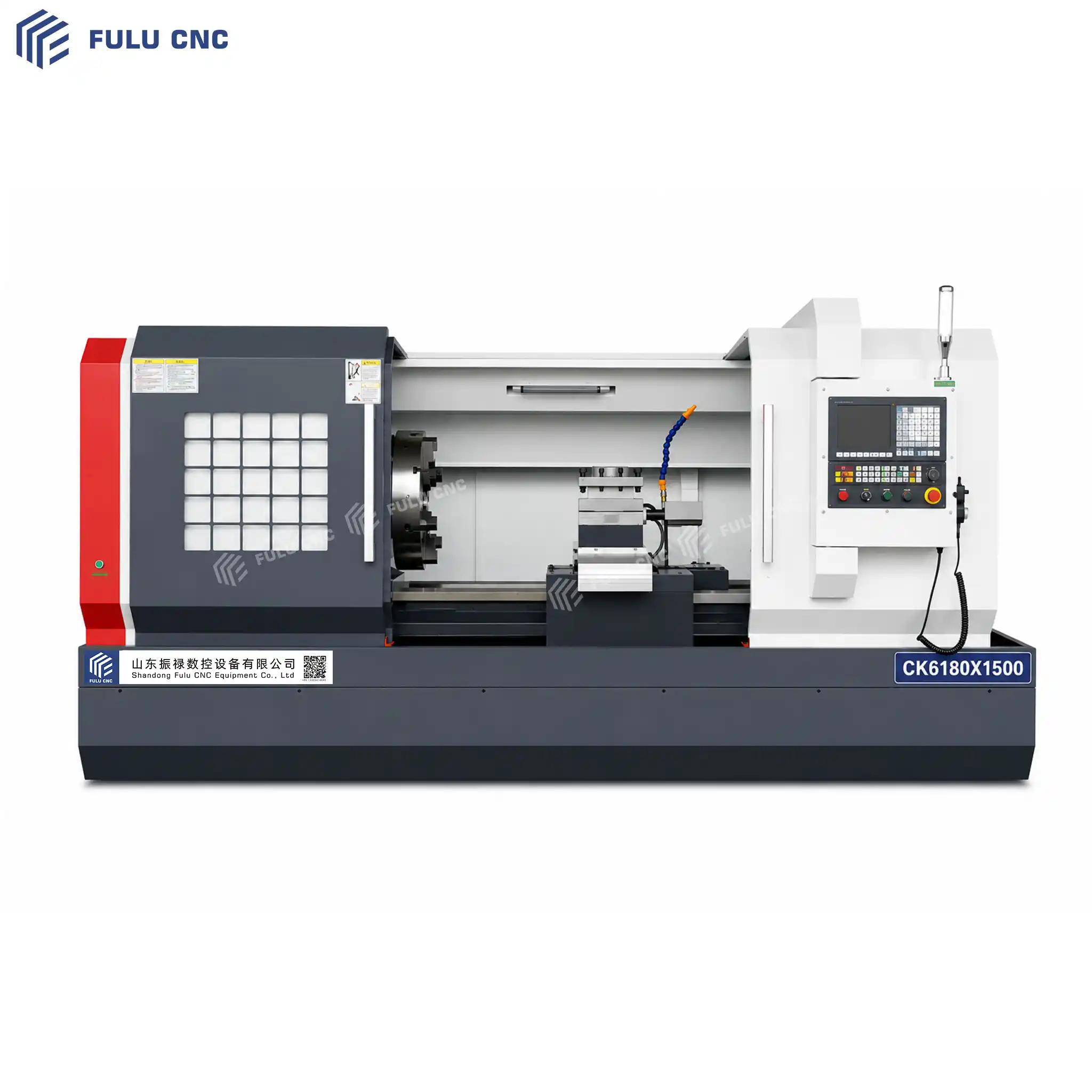 ck6180x1500 flat bed cnc lathe