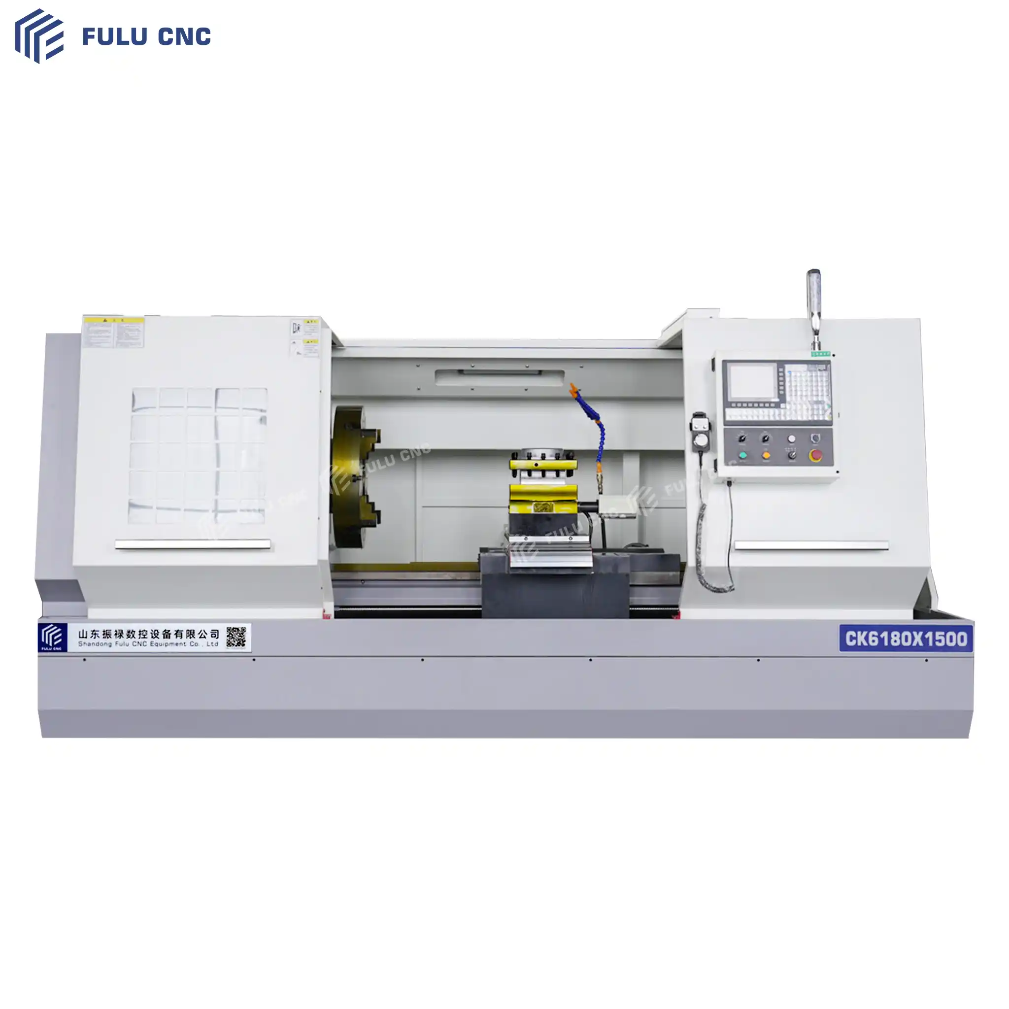 ck6180x1500 gray flat bed cnc lathe