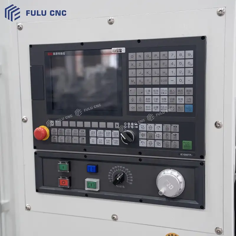 ck6180x4000 flat bed cnc lathe knd control panel