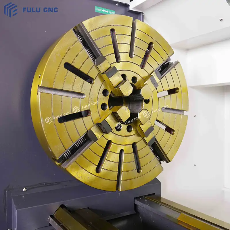 cnc lathe ck61100x3000 four jaw independent chuck