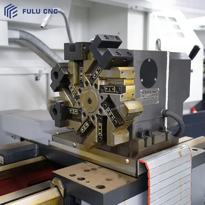 cnc lathe ck6140x750 eight station electric turret