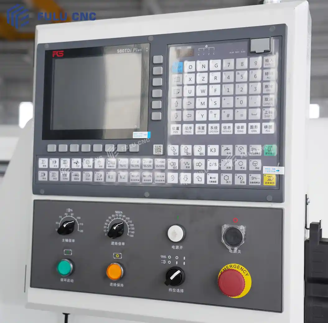cnc lathe cnc 980 tdi control panel