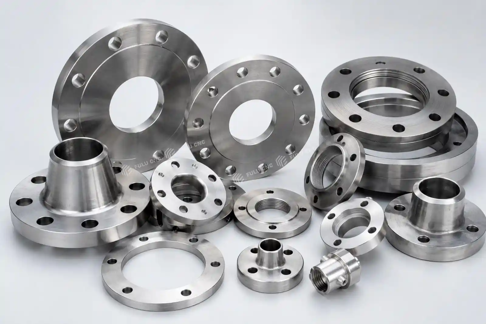 cnc lathe flange parts machining