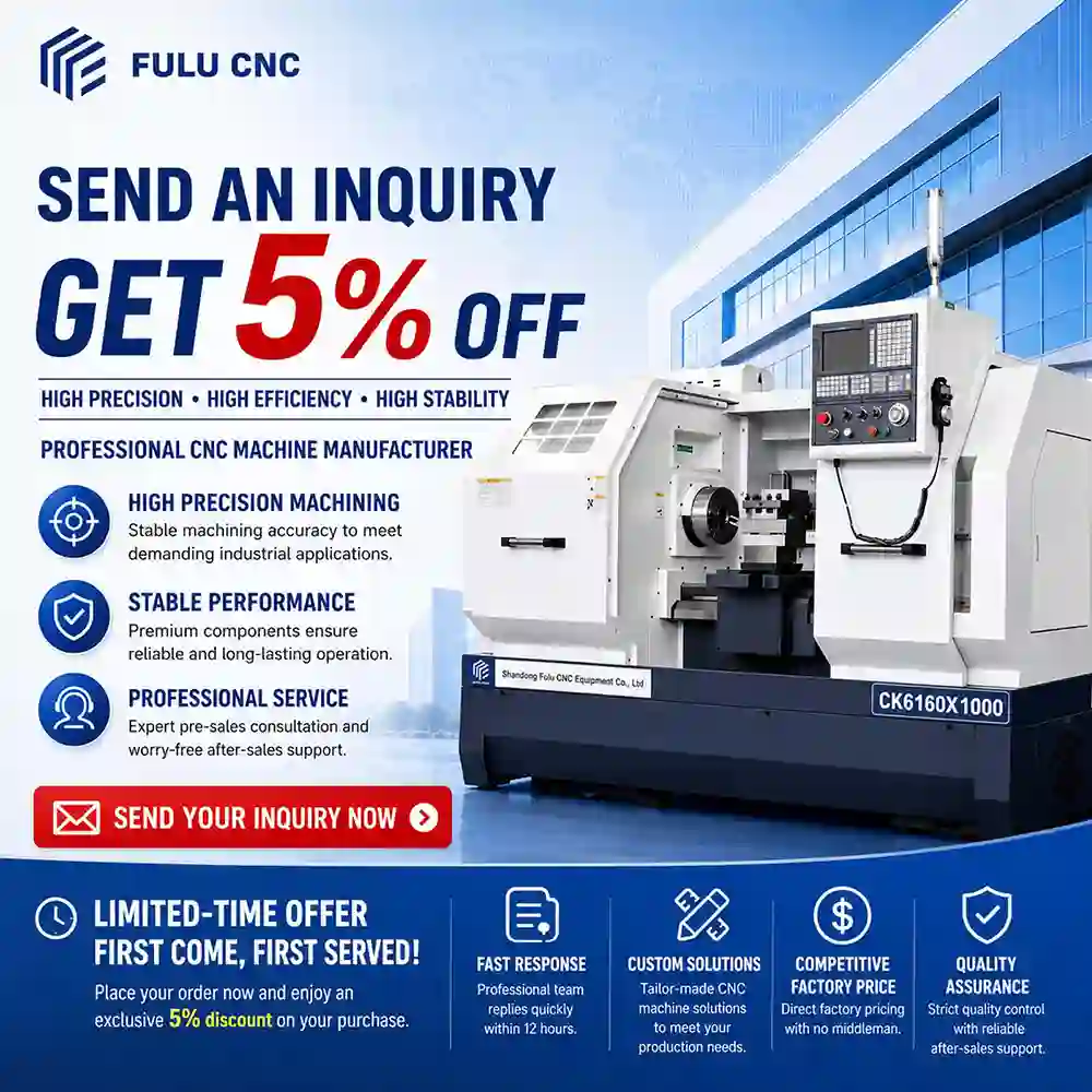 cnc machine 5 percent discount