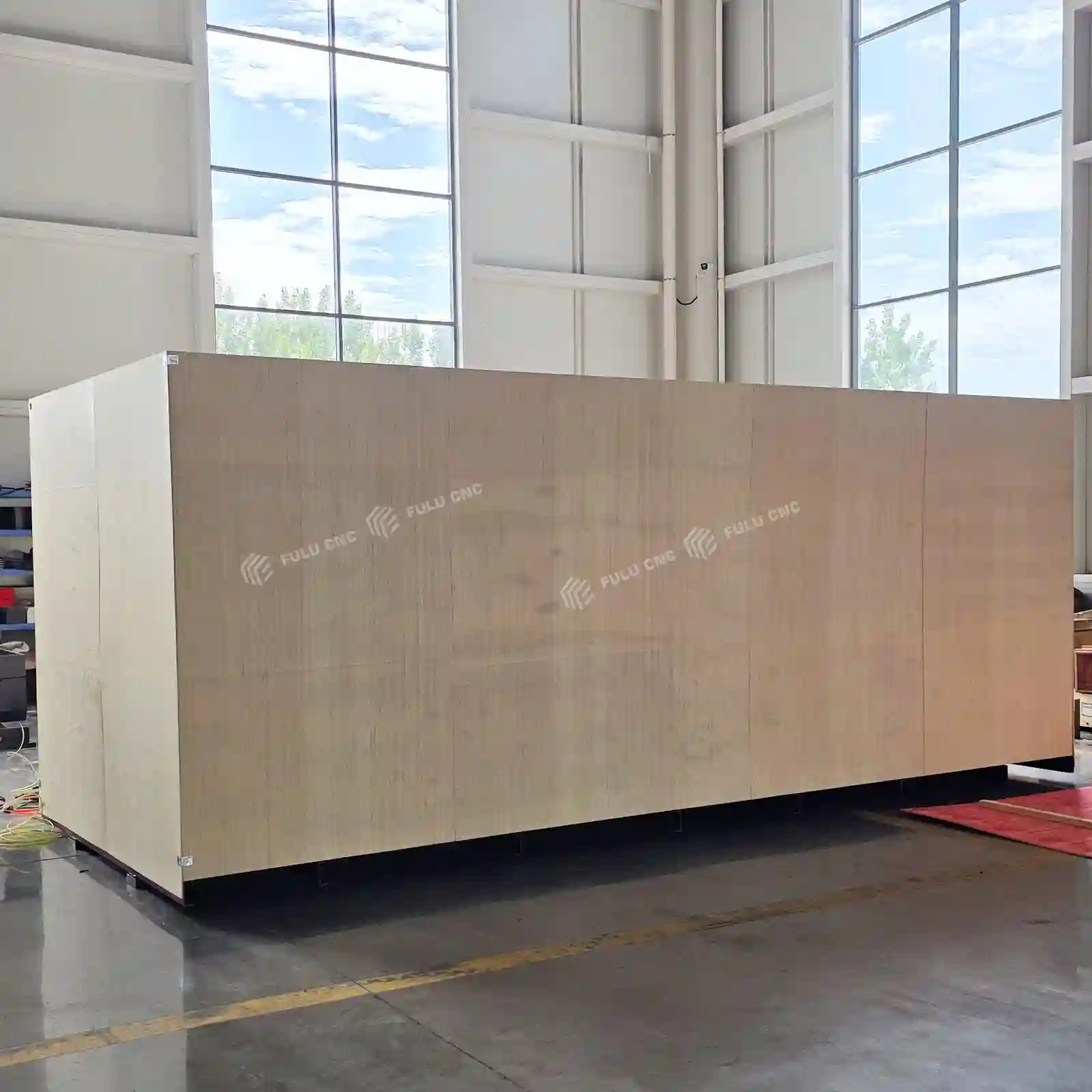 cnc machine ready for global shipping