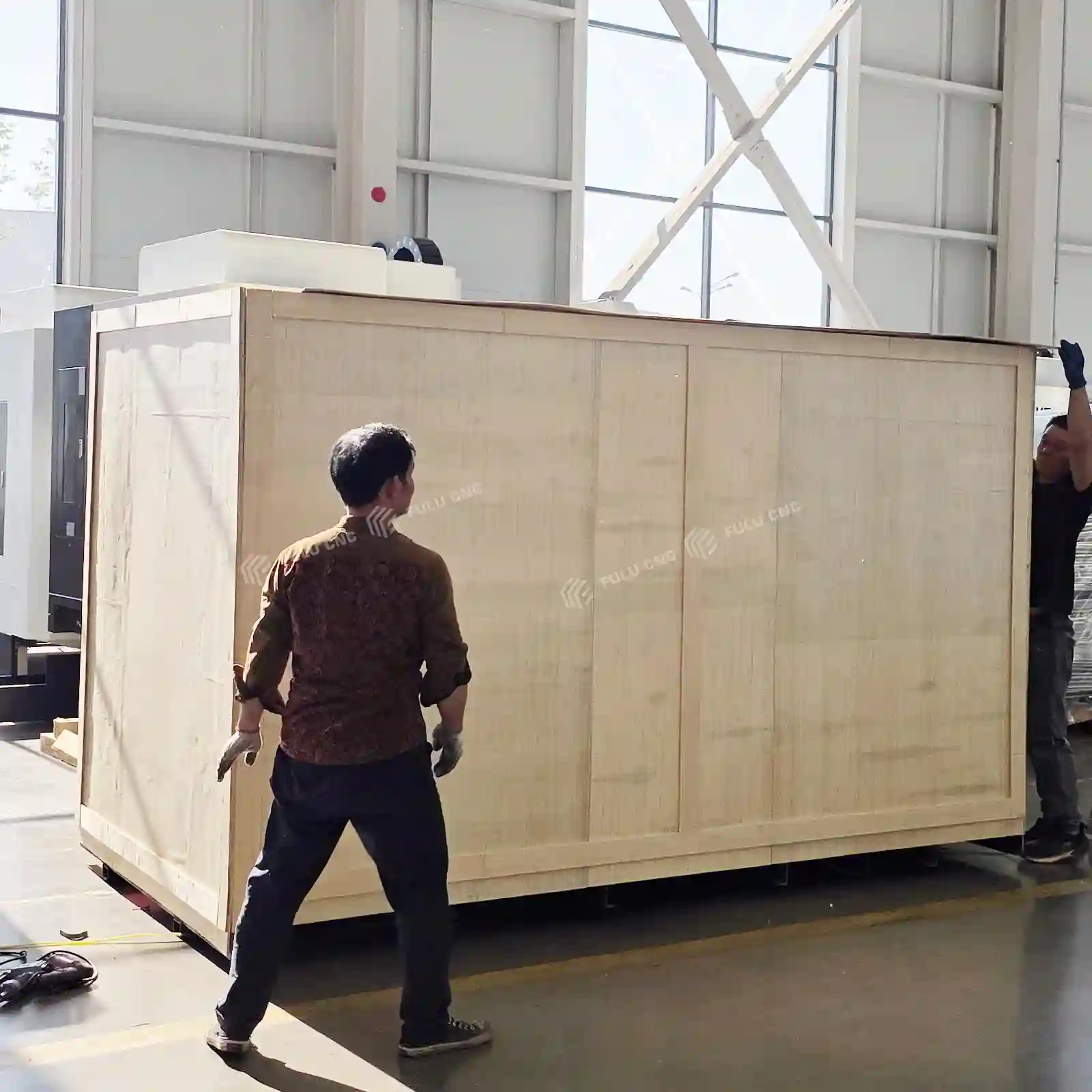 cnc machine wooden case packing