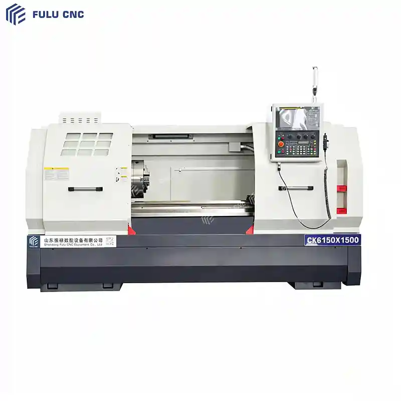 fanuc 8 station flat bed cnc lathe ck6150x1500