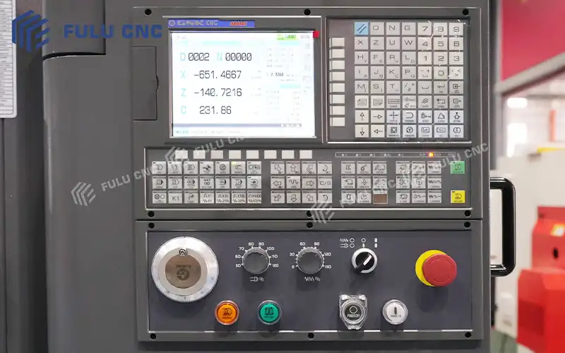 fck40 cnc lathe operation panel