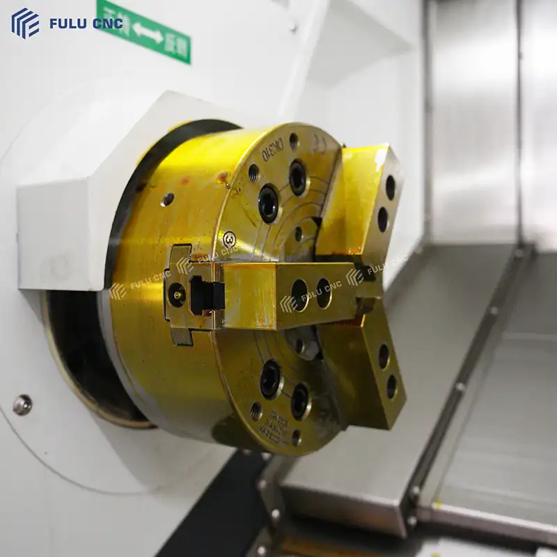 fck50 cnc turning center three jaw hydraulic chuck