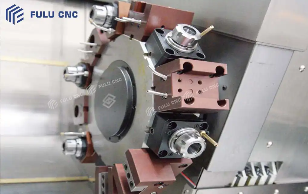 fck56y 1200 cnc turning center 12 station power turret