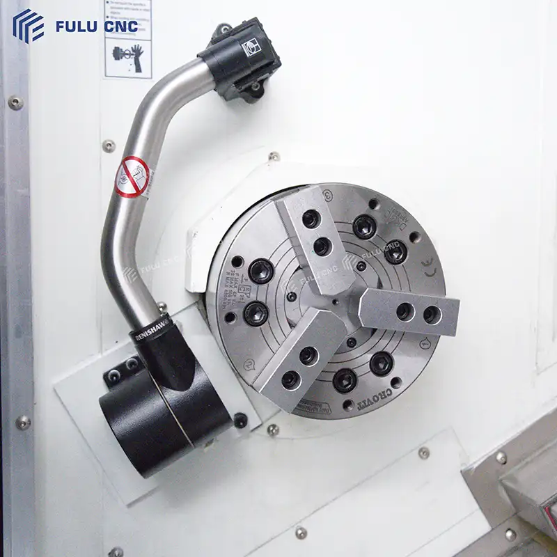 fck56y 1200 cnc turning center three jaw hydraulic chuck