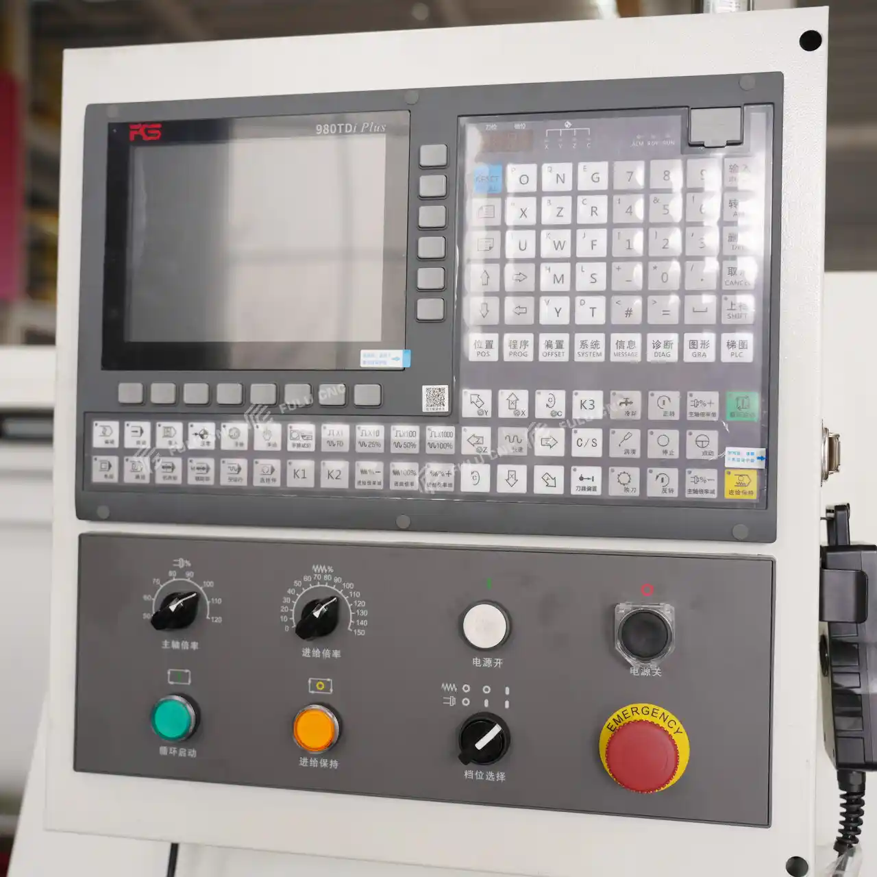 flat bed cnc lathe control system