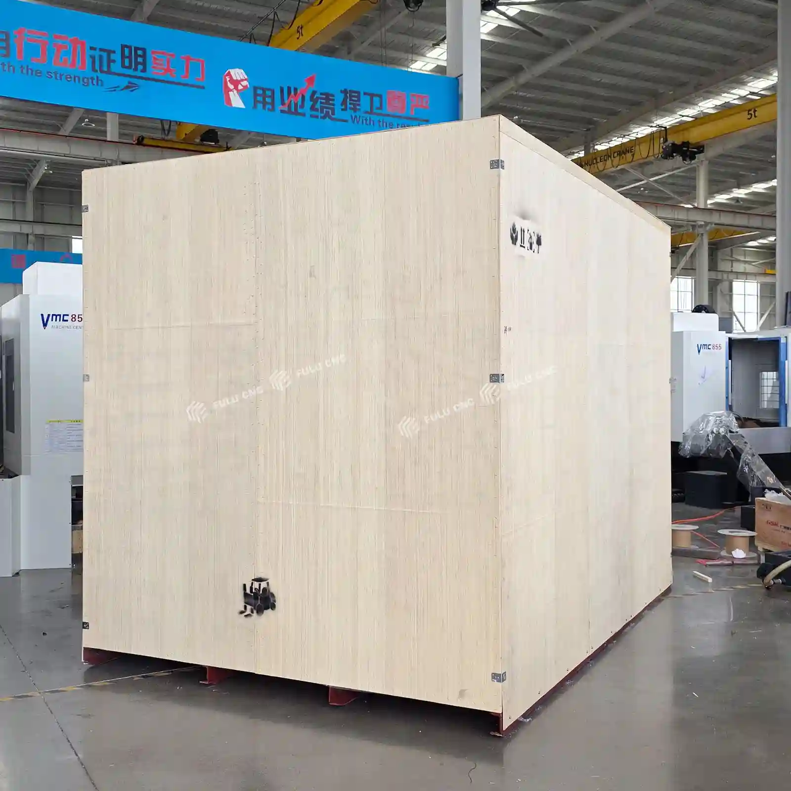fulu cnc lathe pack and ship