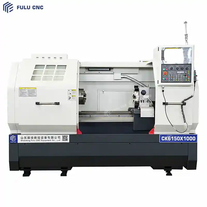 heavy duty flat bed cnc turning lathe ck6150x1000