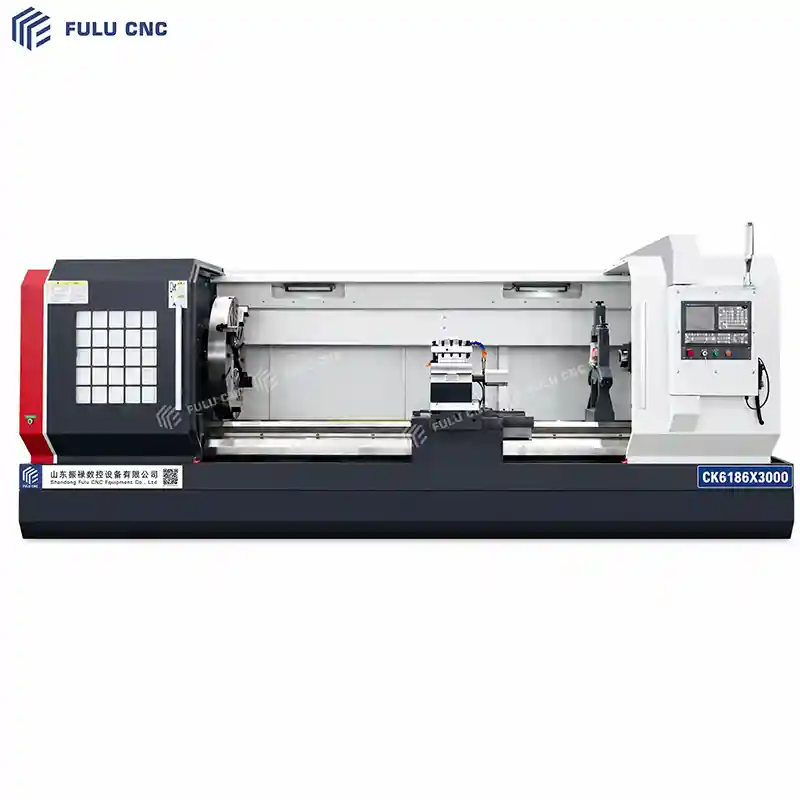 heavy duty long bed cnc lathe machine ck6186x3000