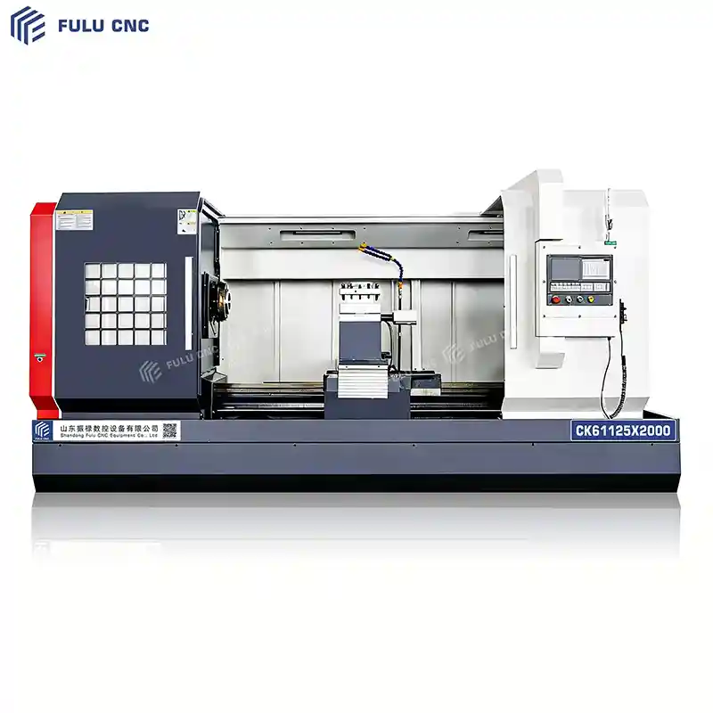 large flat bed cnc turning lathe machine ck61125x2000