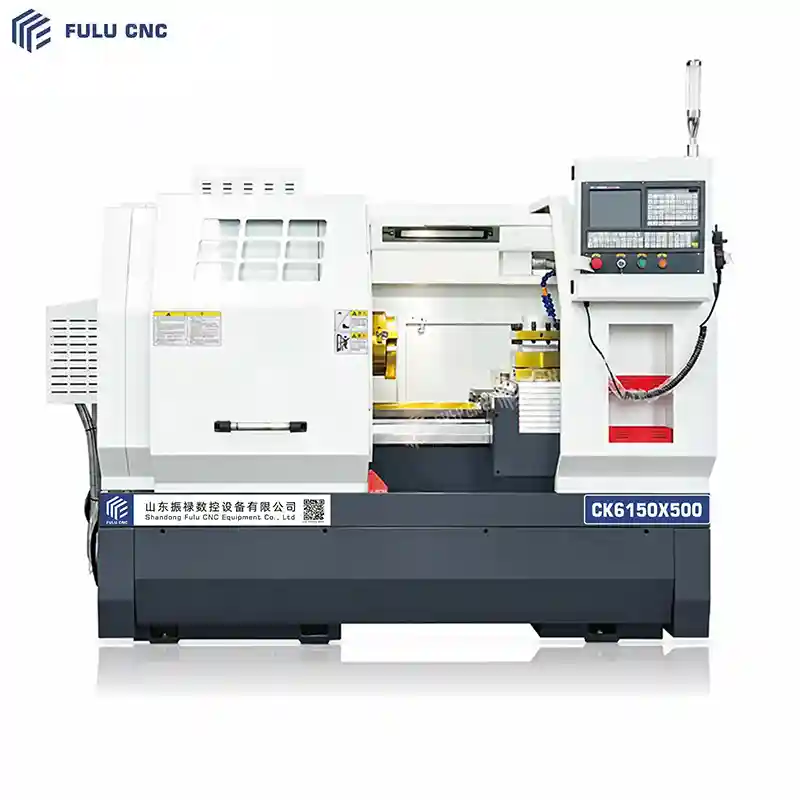 precision flat bed cnc lathe machine ck6150x500