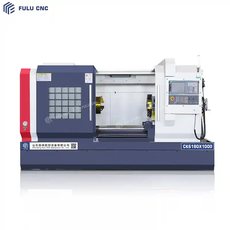 siemens 6 station flat bed cnc lathe ck6180x1000