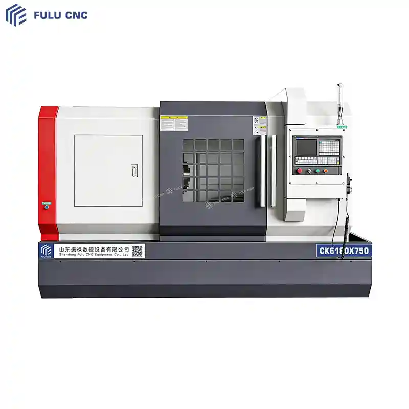 siemens 6 station flat bed cnc lathe ck6180x750