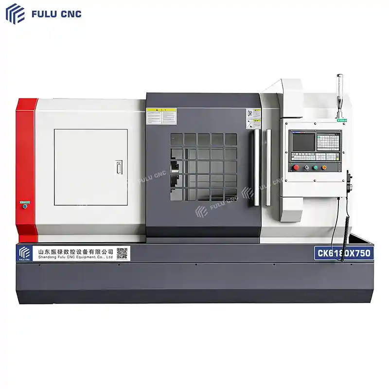 siemens 6 station flat bed cnc lathe ck6180x750