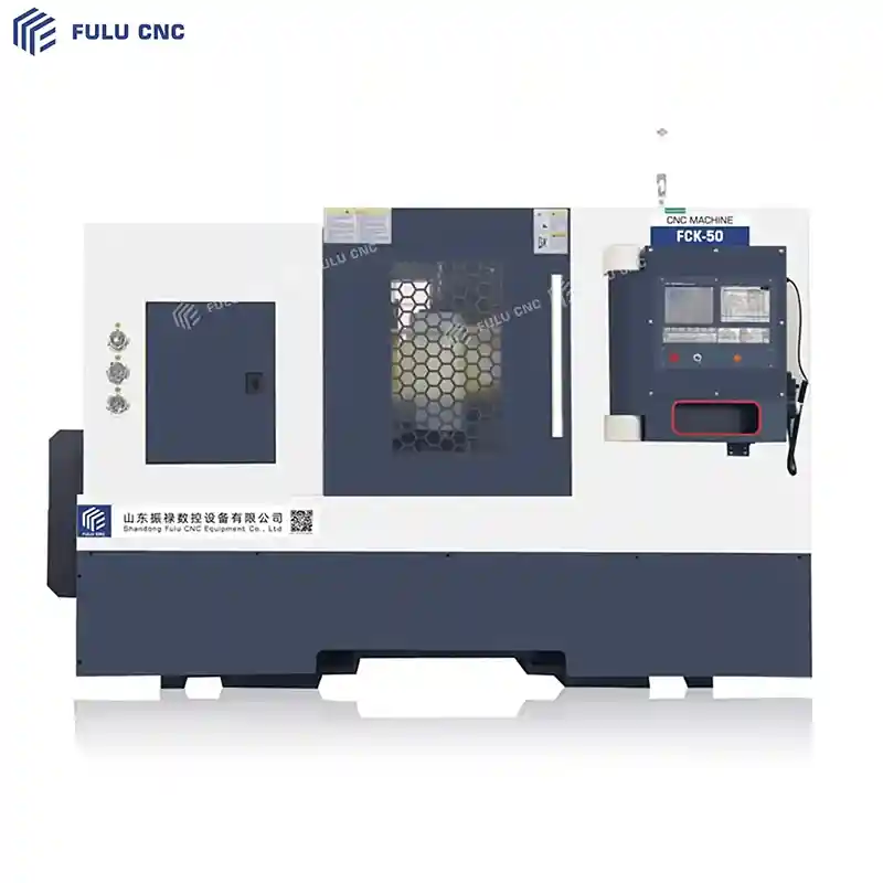 slant bed cnc lathe hydraulic tailstock fck50