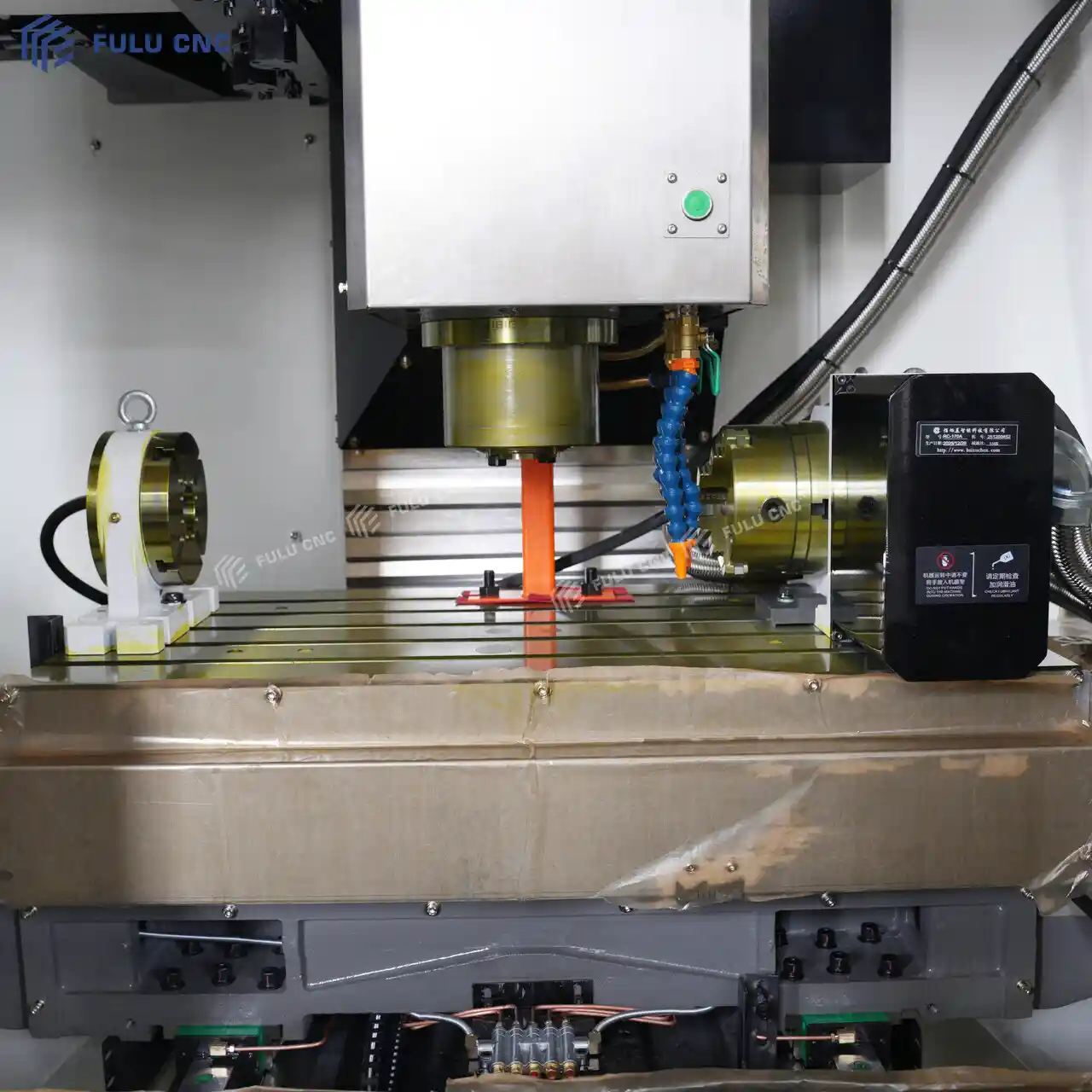vmc855 fourth axis machining