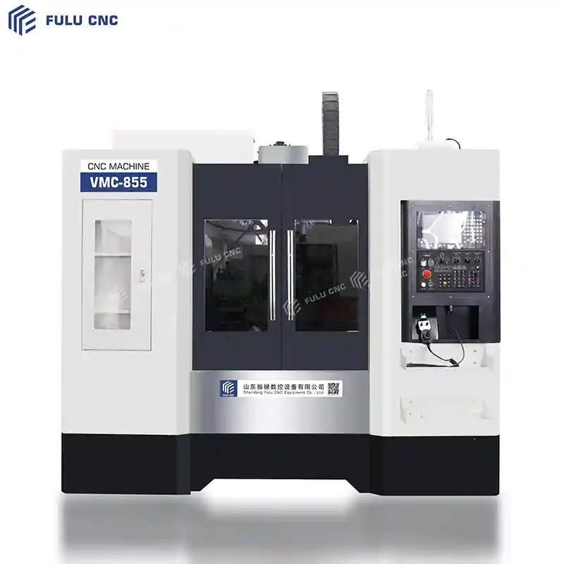 vmc855 white fourth axis vertical machining center